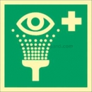 Rettungszeichen nach DIN EN ISO 7010 und ASR A 1.3 (neu): Augenspüleinrichtung nach ISO 7010 (E 011)