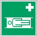 Rettungsschilder: Krankentrage (BGV A8 E 04)